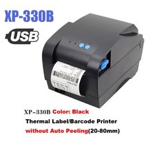 바코드 프린터 생성기 기계 바 열 영수증 또는 20mm 80mm 열 바 자동 스트리핑, 330B 라벨 프린터, 협력사, 영국 플러그