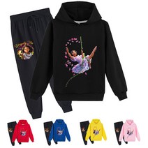 엔칸토 마법의 세계 Encanto 캐릭터 아동복 후드티+바지 남여공용 9색 옷세트 굿즈 도안E