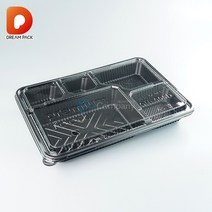 돈가스용기(CN-005D)PP/5칸도시락/200개세트(박스), 10. CJ 5칸 돈가스용기(200개세트)