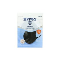 크리넥스 KF80 입체형 마스크 대형 블랙 10매, 크리넥스 KF80 입체형 마스크 대
