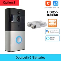 현관cctv 감사카메라 반려동물 cctv 무인카메라 1080p 무선, 초인종 xbattery, 영국 플러그