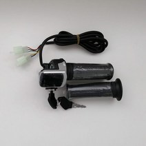 전동스쿠터 스로틀 소형전기차 24v 36v 48v 전기 스쿠터 ebike 트위스트 핸들 바 세트 배터리 표시기 카트 이동, [01] 24v