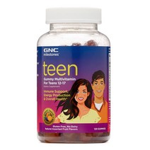 GNC 청소년 구미 멀티 비타민 120정 (구미) Teen Gummy Multivitamins 120 Gummies, 단품