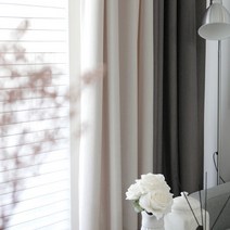 디자인누비 바이엘 믹스 암막커튼 핀스타일 140x165cm