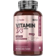 유기농비타민d 액상 임산부 어린이비타민d 용 비타민 D 1000iu 180 D3 츄어블 6개월분 D라즈베리 맛 412세 무설탕 비 GMO, 단일수량, 단일개당 용량/중량/정