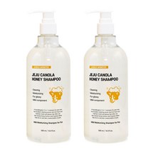 정글몬스터 제주 유채꿀 강아지 샴푸, 500ml, 2개