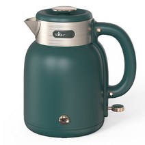 주방용 가전 곰1.5L 전기 주전자 차 커피 보온 냄비 주방 스마트 물 보일러 휴대용 자동 절연, 02 green