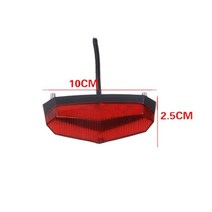 전기자전거부품 전기 자전거 후미등 24-60V LED 안전 경고 전자 스쿠터용 Ebike 경고등 액세서리