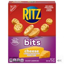미국 Ritz 리츠 바이트 치즈 샌드위치 크래커 과자 스낵 8.8oz