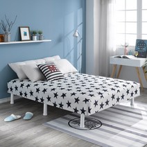 홈잡스 디노 일체형 침대 매트리스 (4size 7색상), 내장재추가안함, 네이비스타