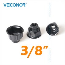 수공구세트 목공 수공구 전기수공구 veconor 오일 필터 렌치 캡 하우징 제거 도구, 검은색, 27mm