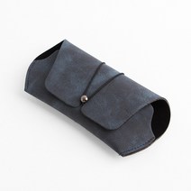 뉴트로 가죽 선글라스케이스(블루) 안경케이스