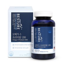 베스처 오메가3 프리미엄 1200, 180정, 1박스