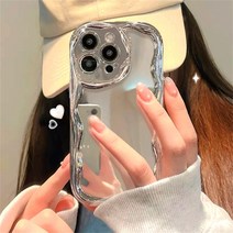 플루엔 아이폰케이스 미러케이스 실버 범퍼 카메라보호