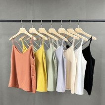 봉시스터즈 실켓레이어드나시 여성나시 이너나시 이너 속옷 실크나시 실켓나시 레이어드나시 오피스 기본나시 무지나시