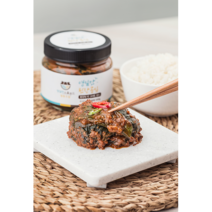 된장콩잎 500g 1kg 삭힌 된장 양념 콩잎 장아찌 가정식 어르신 밥도둑 향토음식 수제반찬 집반찬 포항맛집, 된장콩잎 300g