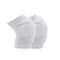 무릎 물참 보호대 구부릴때 흘러내리지않는 각개전투 시린 시림 보온대 댄서를 위한 최고의 부드러운 패드 - 자전거 타기 축구 축구 테니스 스케이팅 운동 등산 운동 일 요가 폴, f 흰색