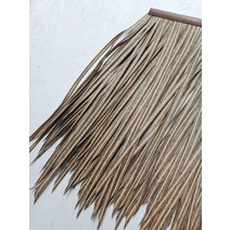 초가 지붕 이엉 처마 시공 인조 볏짚 자재 밀짚 시공, 손바닥 50x50cm