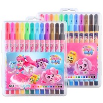 캐치 티니핑 12색 사인펜/유아 아동 어린이 싸인펜, 임의배송