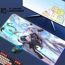 에픽 세븐 Rgb 마우스 패드 게이머 키보드 매트 책상 애니메이션 카펫 Pc 빅 게임 캐비닛 확장, 02 GG001210_07 RGB350x600x3mm