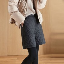 SJW 여성 누비 반바지 하프 퀼팅 패딩 와이드 숏팬츠 빅사이즈 캐주얼룩 가을겨울