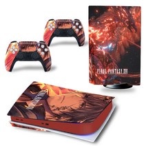 PS5 플스5 본체 일러스트 스킨 데칼 스티커 보호 필름 커스텀, PS5 본체 스킨 세트, PS5-021