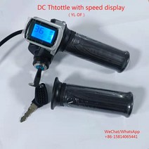 전기자전거부품 24V 36V LCD 속도 디스플레이 스로틀 전기 자전거용 터닝 가속기 스쿠터 모터바이크용, 03 36V Throttle, 한개옵션1