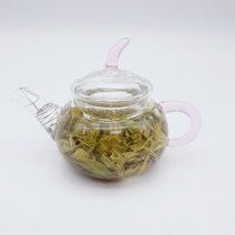사과 유리 다관 150ml (녹차 꽃차 다구/다관) - BNG-TPOT05