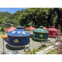 몽골게르 몽골텐트 게르 몽골 감성 캠핑 대형 102447, 직경 6m의 새로운 업그레이드된 변색되지 않는 캔버스