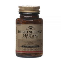 Solgar Reishi Shiitake 잎새버섯 추출물 50 식물성