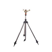 MAME 스프링쿨러 삼각대 포함 잔디 텃밭 물주기 물조리개, 1개