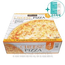 코스트코 커클랜드 치즈피자 481G x 4EA [아이스박스] + 사은품, 4개