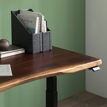 디포코 높이조절 리낙B 3STEP 듀얼모터 우드슬랩 모션데스크 책상 135, 리낙B 원목 135