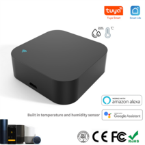 tuya smart ir 원격 제어 에어컨 tv dvd ac 용 내장 온도 및 습도 센서는 Alexa Google 홈과 함께 작동합니다., 1개