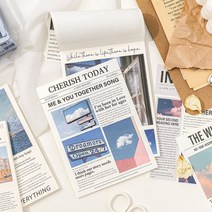 감성 레터링 풍경 사진 배경지 다꾸 떡메모지 떡메, C (ME-738)