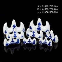 붓걸이 서예 붓 용품 1Pcs 브러시 캘리그라피 펜 랙 도자기 다기능 잉크 홀더 접시 비즈니스 선물 스타일, 03 S