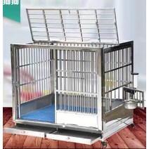 개집 애완견집 강아지방석 스테인레스 스틸 개 애완동물 중형견 직각 모델 2, 2.125 99 118