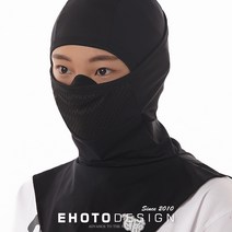 이호토 4계절 바라클라바 어드벤스 자외선차단 김서림방지 골프 등산 낚시 바이크 오토바이, 블랙