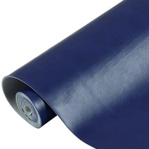 HGUAN 빈티지하고 부드러운 단색 인조 가죽 30cm x 135cm(12인치 x 53인치) 인조 가죽 시트 롤 공예 가죽 귀걸이 리본 바느질 제작에 매우 적합 (블루) 1