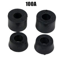 킥보드 부품 수리 교체 4pcs 스케이트 보드 트럭 부싱 롱 보드 피벗 컵 pu 보드, 블랙100a