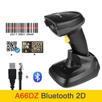 바코드 무선 스캐너 블루투스 QR 코드 2D 리더 베이스 포함, 5.A66DZ Bluetooth 2D