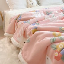 보들보들 나블리 애착 양털 무릎담요 캠핑블랭킷