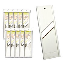 MS리빙코리아 OPP뉴채칼-10개묶음 채썰기 채칼, 10개