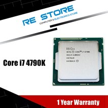 인텔 코어 i7 4790K 4.0GHz 쿼드코어 8MB 캐시 HD 그래픽 4600 TDP 88W 데스크탑 LGA 1150 CPU 프로세서 128610