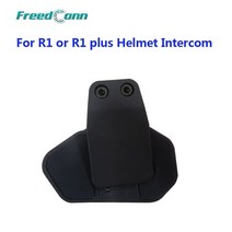 오토바이 블루투스R1 또는 R1plus 오토바이 BT 블루투스 인터폰 헤드셋 헬멧 용 Freedconn 브래킷, 한개옵션0