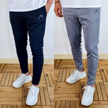 코코로맨틱 심플 슬림핏 트랙 져지 트레이닝 바지