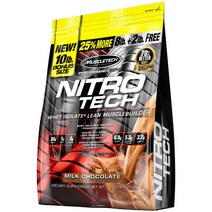 머슬테크 니트로 테크 웨이 아이솔레이트 단백질 보충제, 4.54kg, 1개