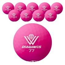 다이아윙스 고반발 비거리전용 장타 골프공 M2/ M3/ M5 [10구], 3번)M2(무광) 핑크(10구)