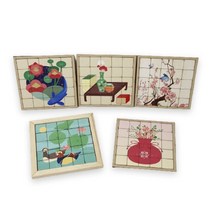 5종 민화 우드 타일 티코스터 만들기 DIY 키트, 원앙