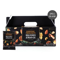 [단독] 프리미엄 에브리데이 프레시 견과 3박스 (총 60봉)(직), 1개